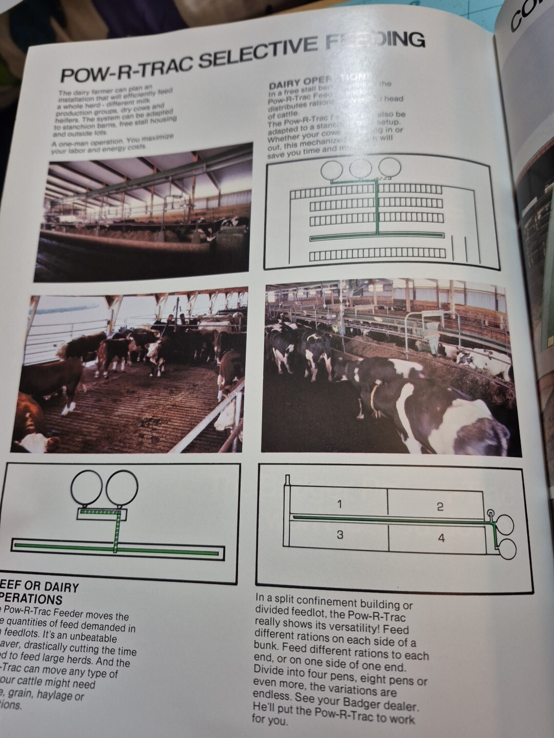 1980’s? BADGER Northland Feed Handling Systems Brochure 24 Pages