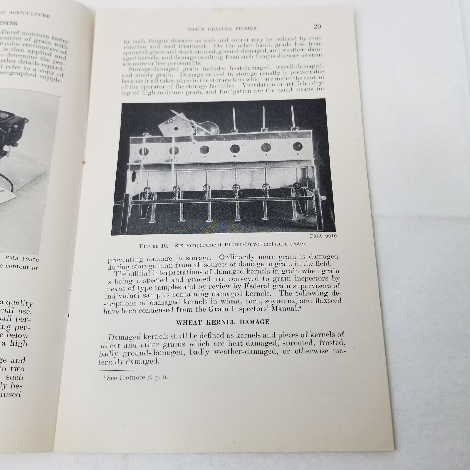 Grain Grading Primer 1948 Farmers’ Bulletin Booklet 325 USDA Photos Charts
