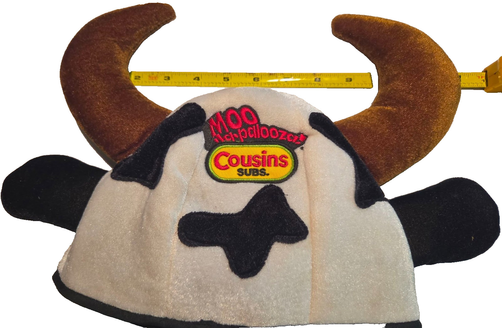 3D Bull Cow Beanie Hat Adult Unisex From Cousins’ Subs skull-caps Very Rare!