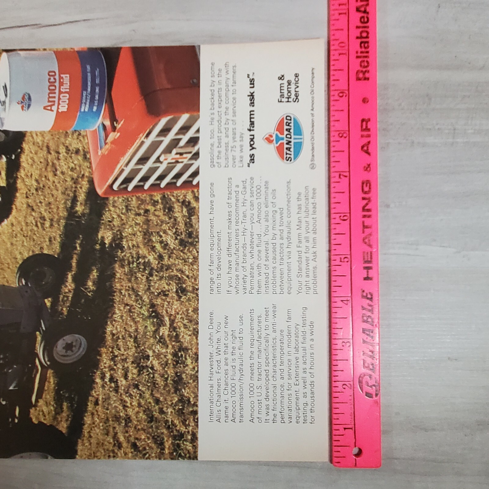 Original 1975 Advertisement Ad Standard Oil Transmission America’s Tractors