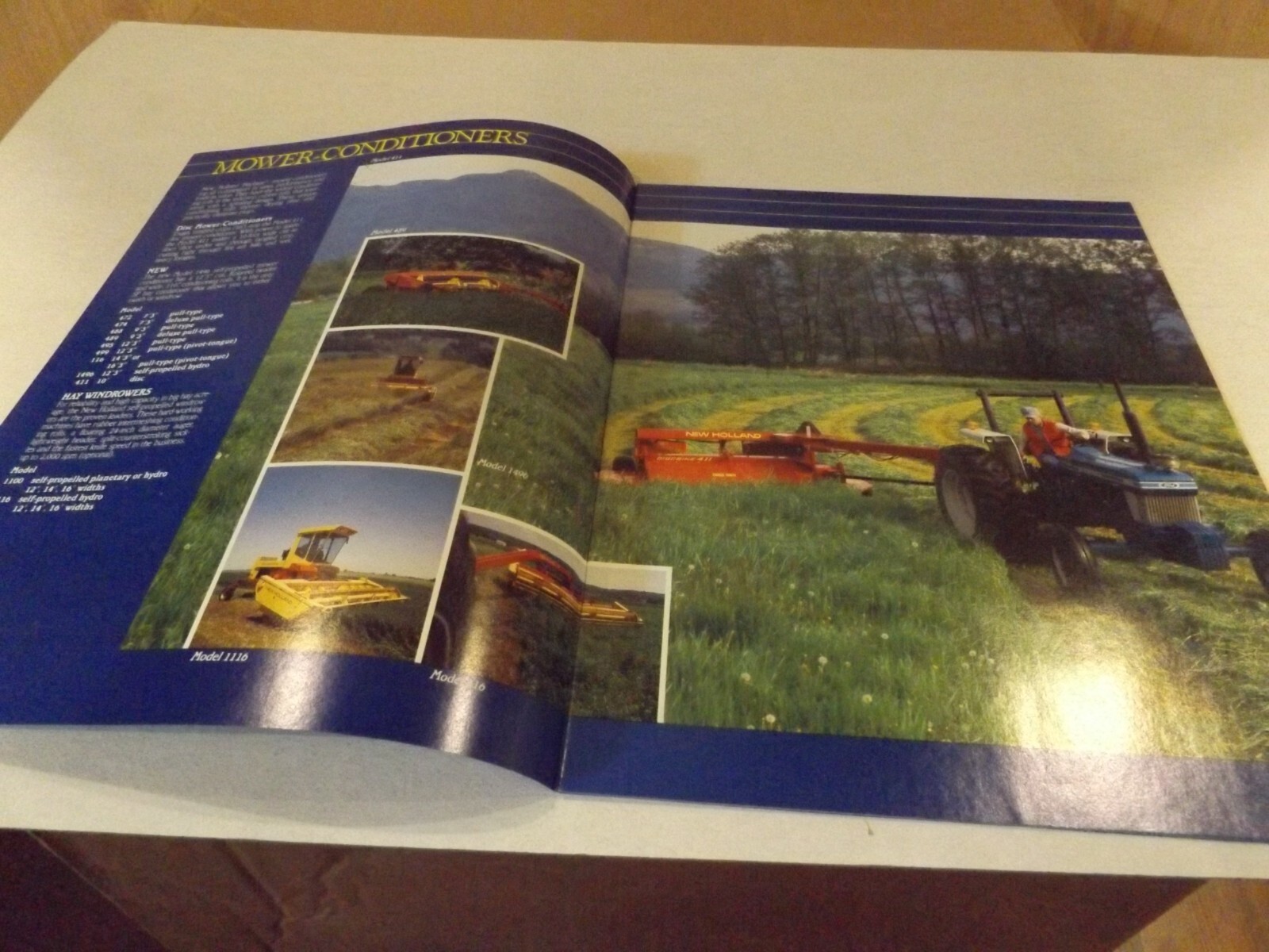 SPERRY NEW HOLLAND NEWS EQUIPMENT BUYER’S GUIDE 1986, LIT # 6175164