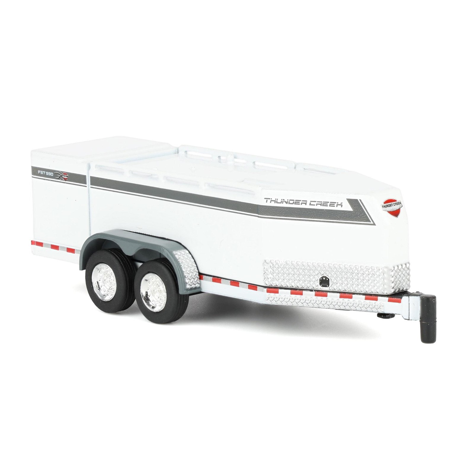 1/64 Thunder Creek FST990 Tandem Axle Fuel Trailer, White, TCM602