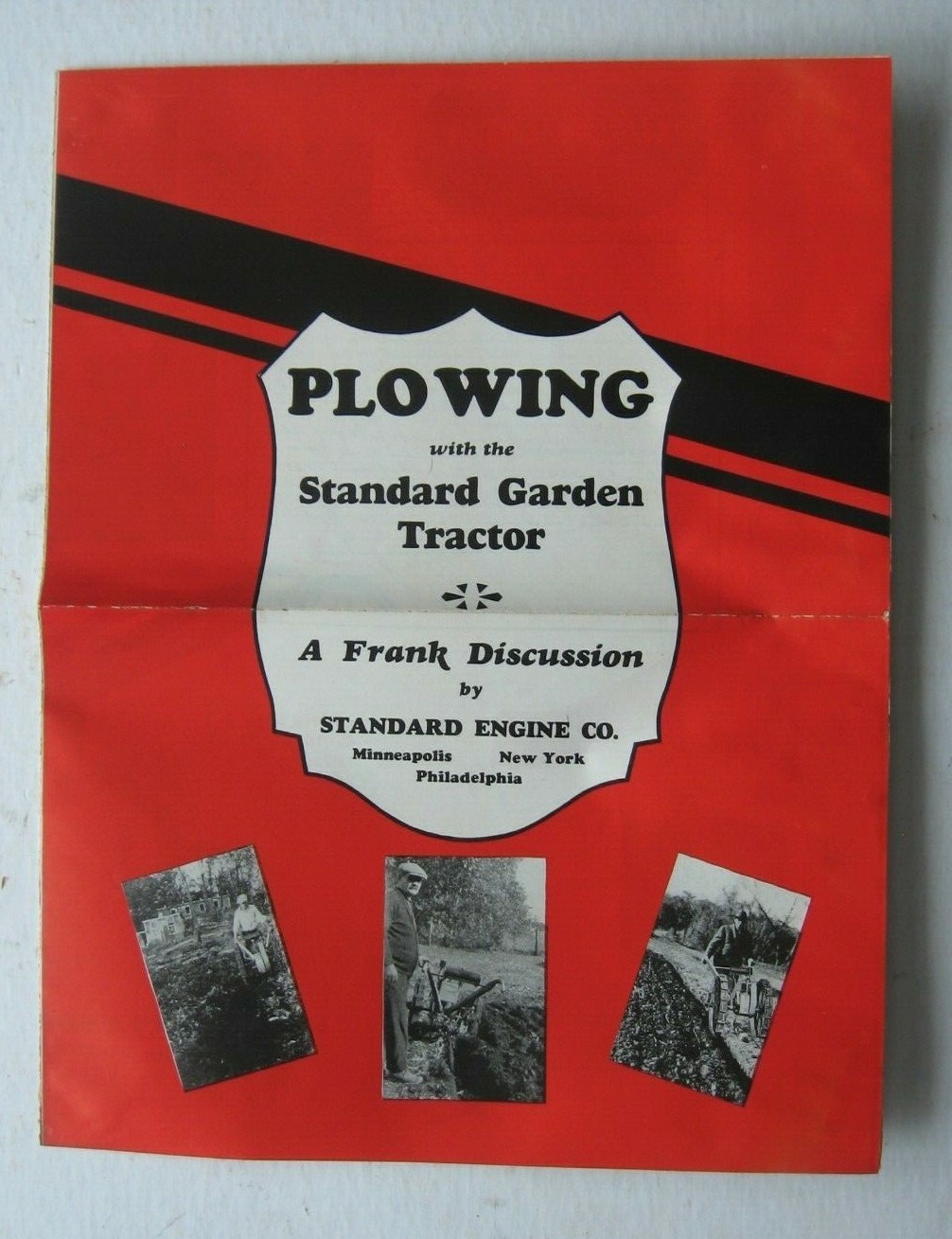 Three 1930’s Standard Engine Company, Standard Garden Tractor Farming Brochures