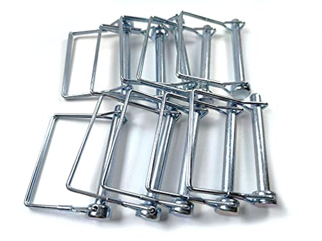 10PCS 3/8″ Wire Lock Hitch Pins Heavy Duty Trailer Coupler Safety Pins