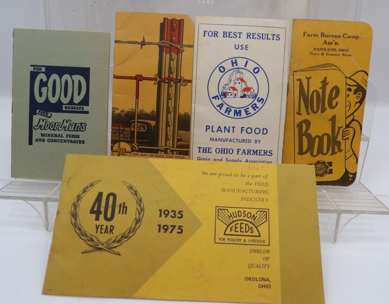 Vintage 1950′-1970’s Farm Ephemera Lot: MoorMans Booklets & Ohio Farmers Flyer