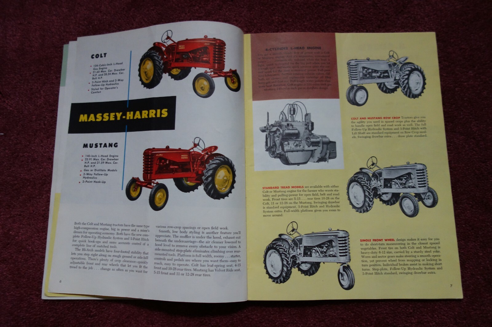 MASSEY HARRIS Tractors Buyer’s guide Illustrated Full Color CATALOG