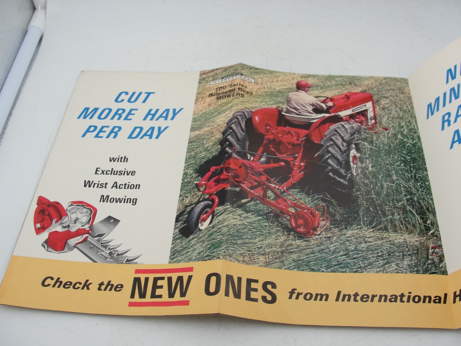 IH Check the NEW Ones Farm Equipment Brochure 1960’s