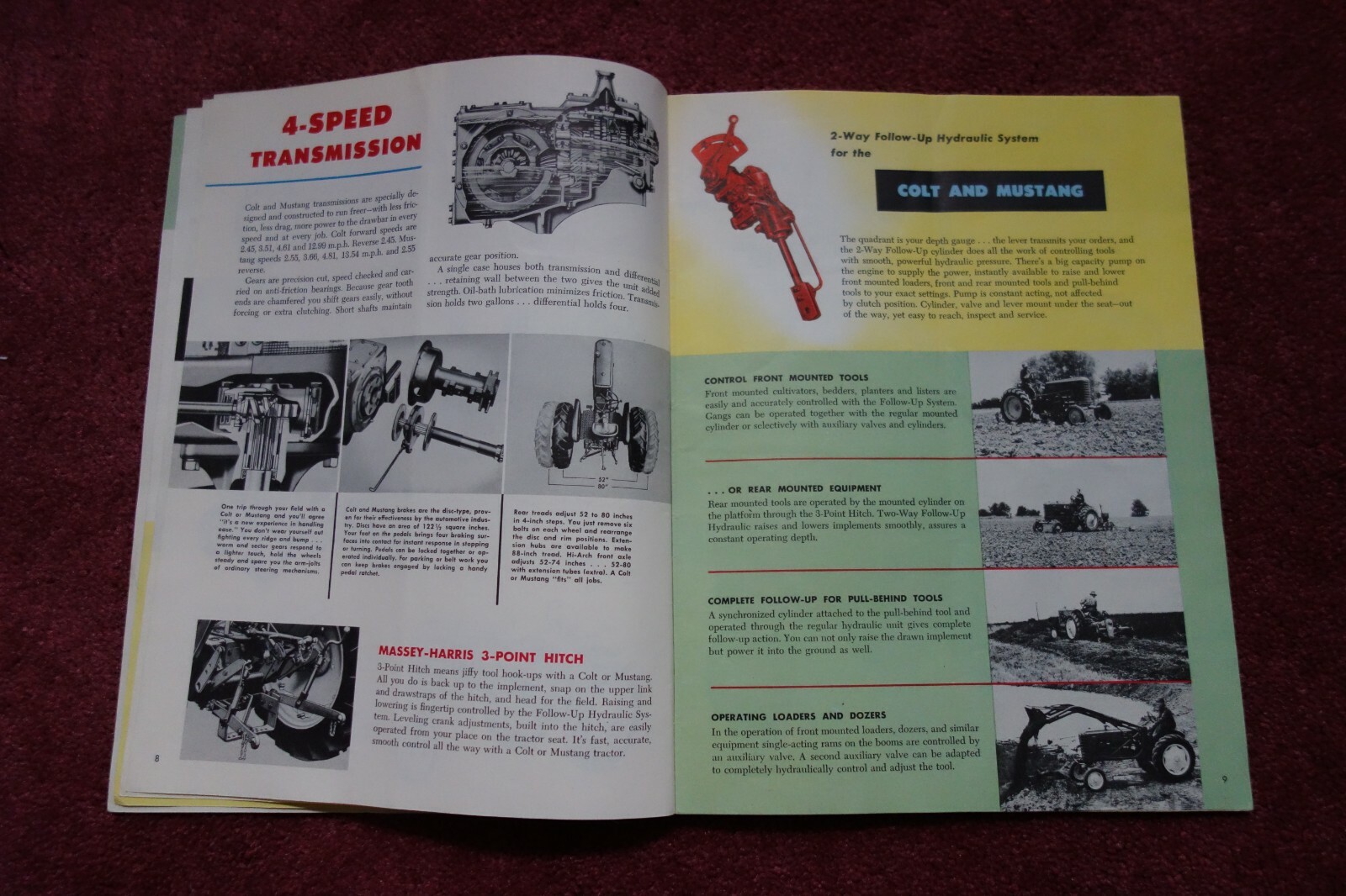 MASSEY HARRIS Tractors Buyer’s guide Illustrated Full Color CATALOG