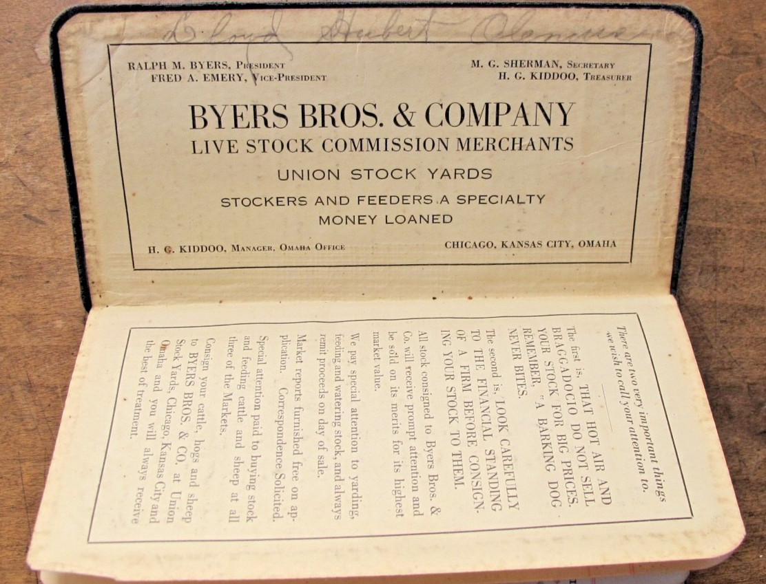 LOT OF VTG FARM POCKET LEDGERS AND GESTATION CHART ADVERTISING PROMOTIONS