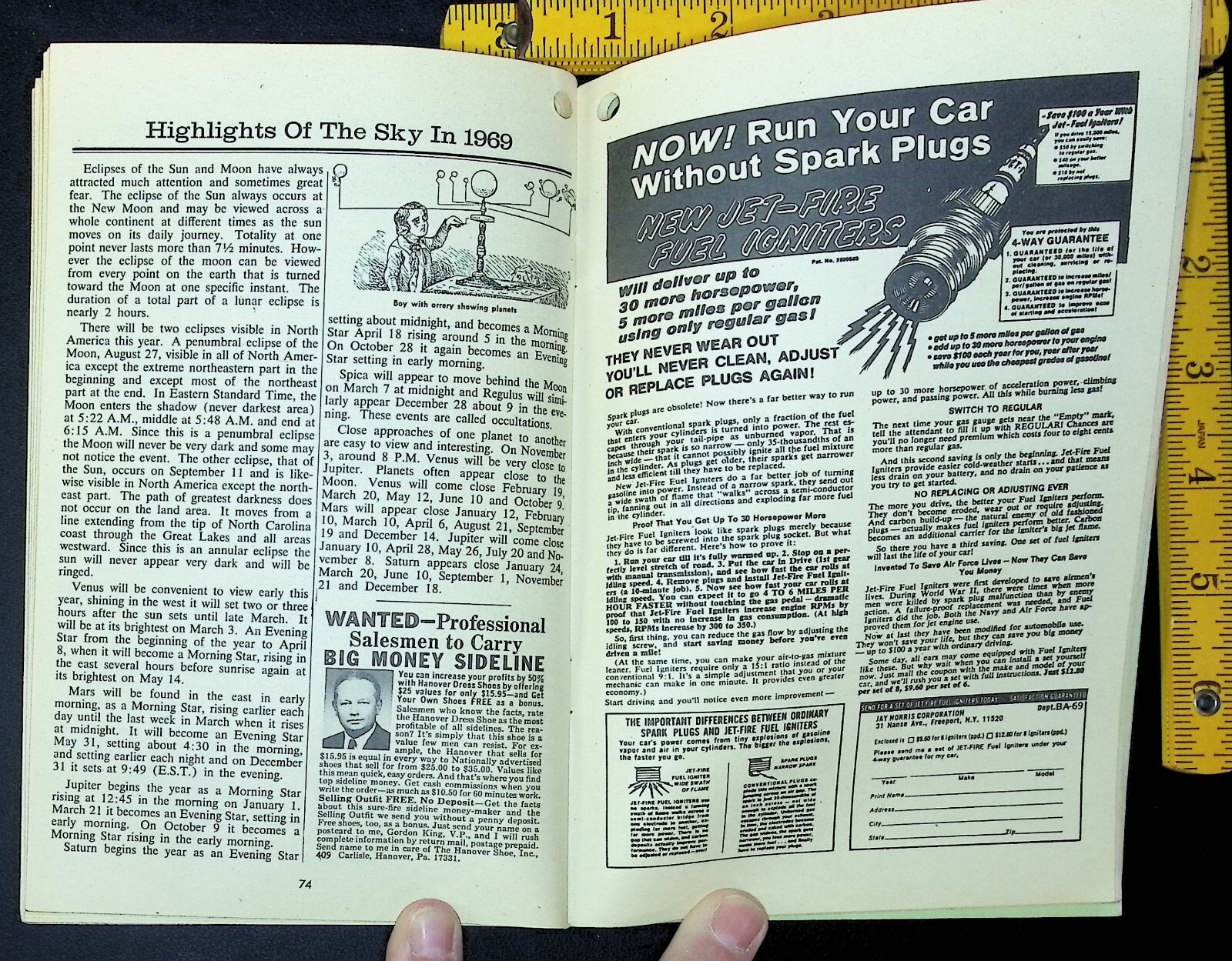 VINTAGE – Baer’s Agricultural Almanac – 1969