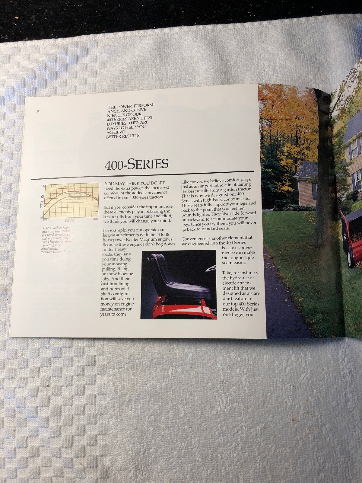 NOS 1986 Toro Wheel Horse Lawn & Garden Brochure Catalog Vintage