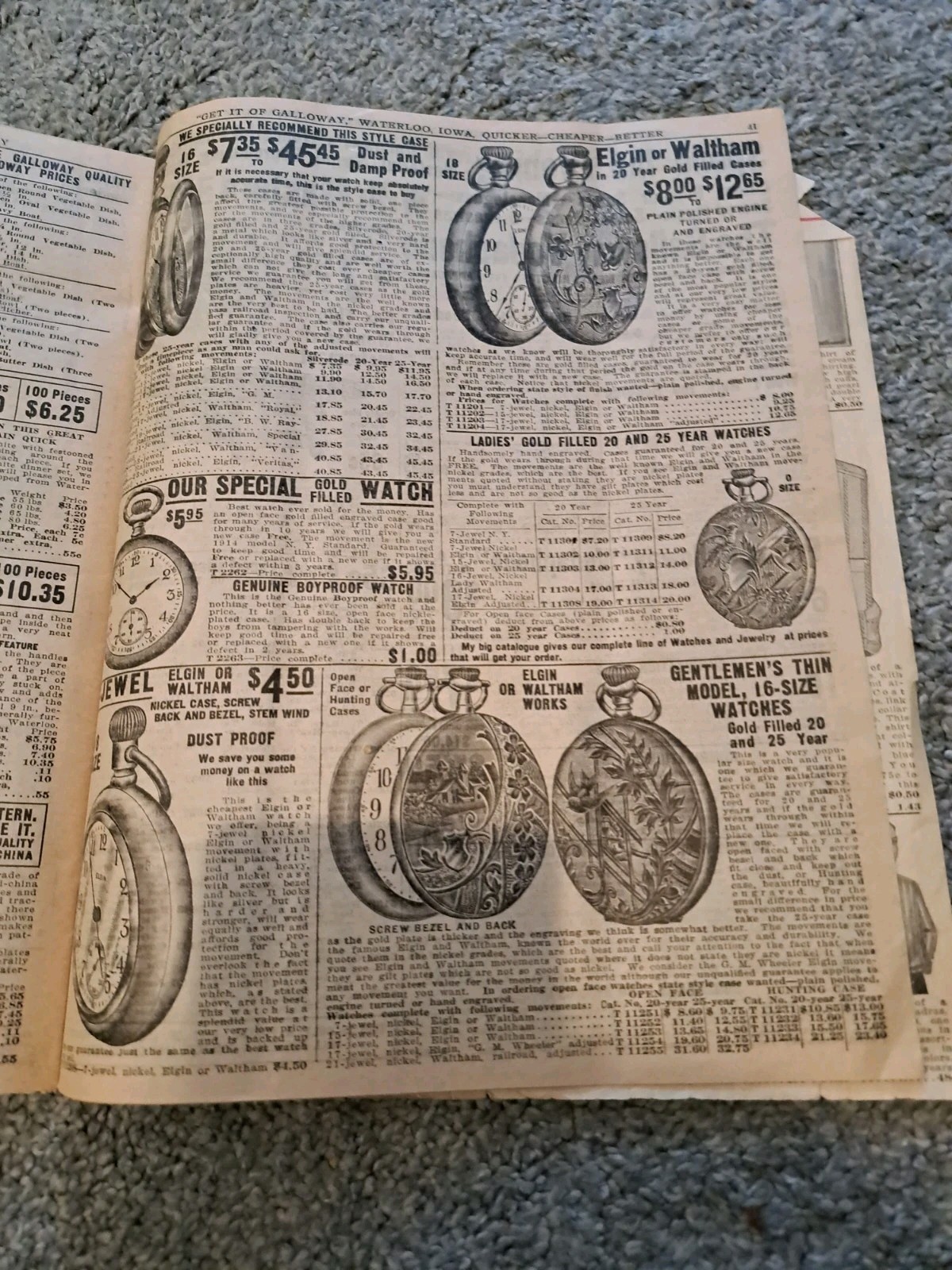 1914 Galloway Catalog Farm Equipment Plows Clothing Stoves