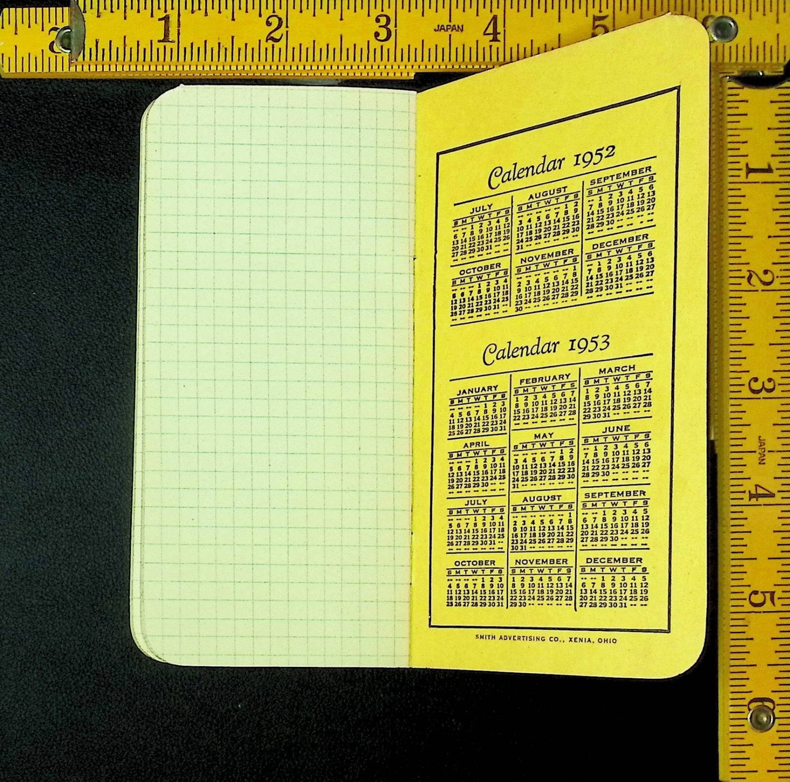 1953 Agricultural Knives Notebook & Calendar – Baldwinsville, N.Y.
