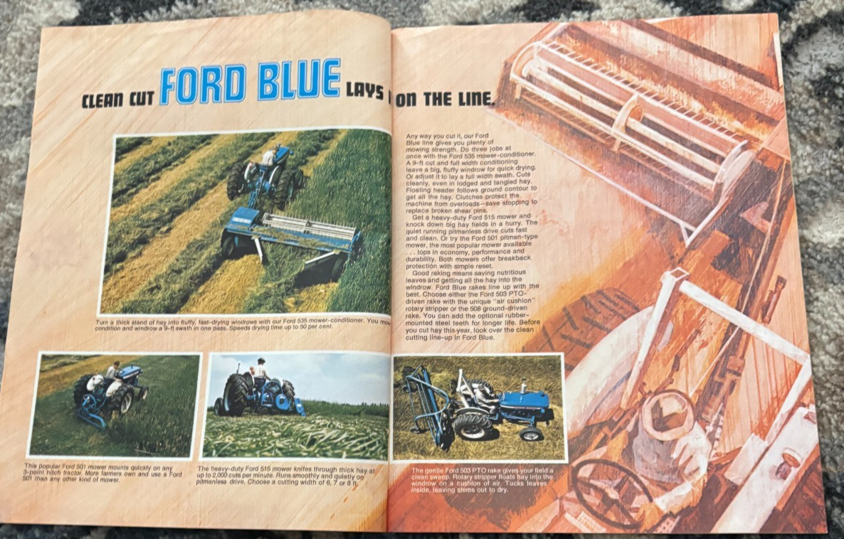 Ford Tractor Haying For 1972 Brochure DCPA26