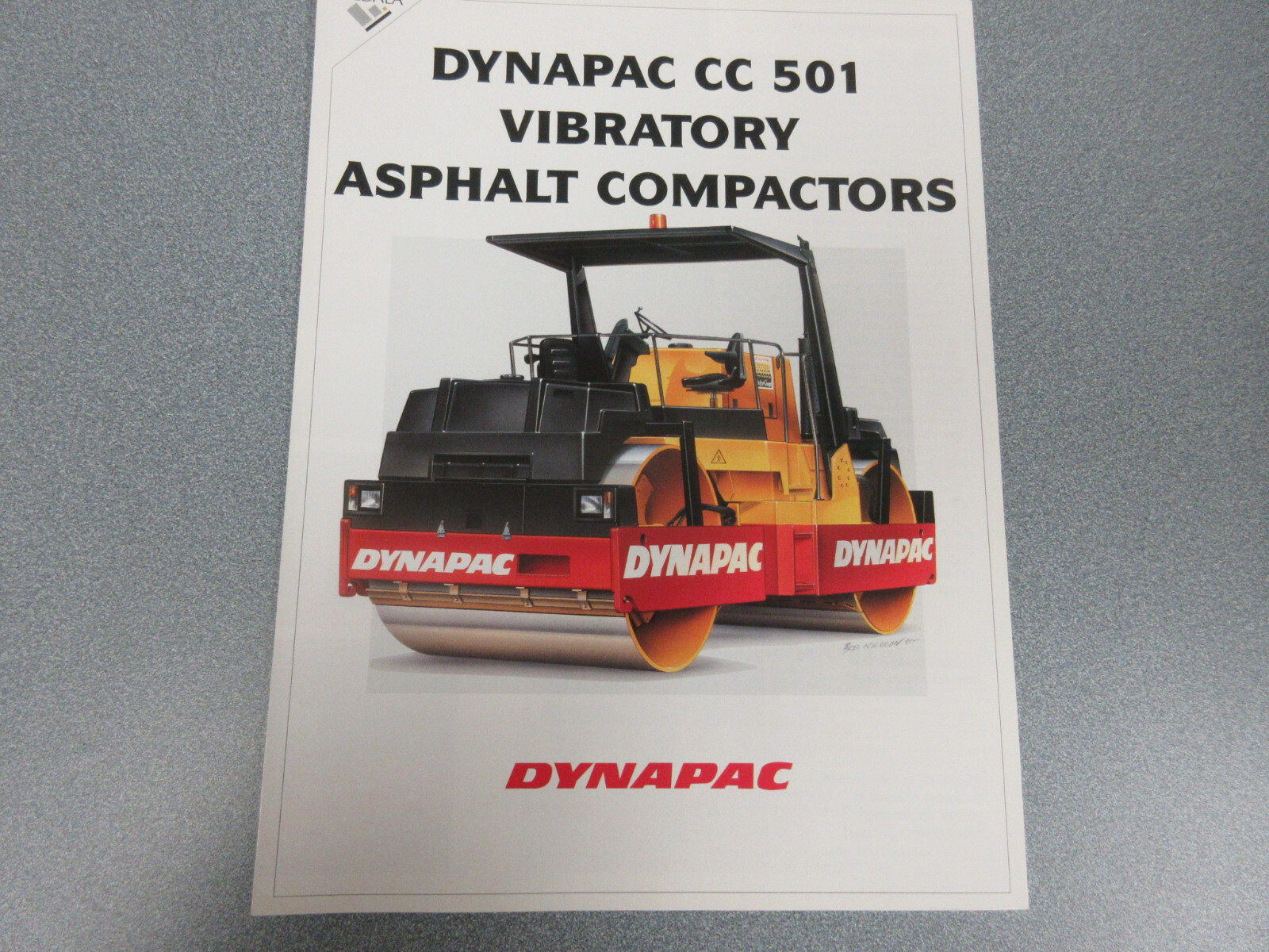 Dynapac CC501 Roller Compactor Brochure 4 Page
