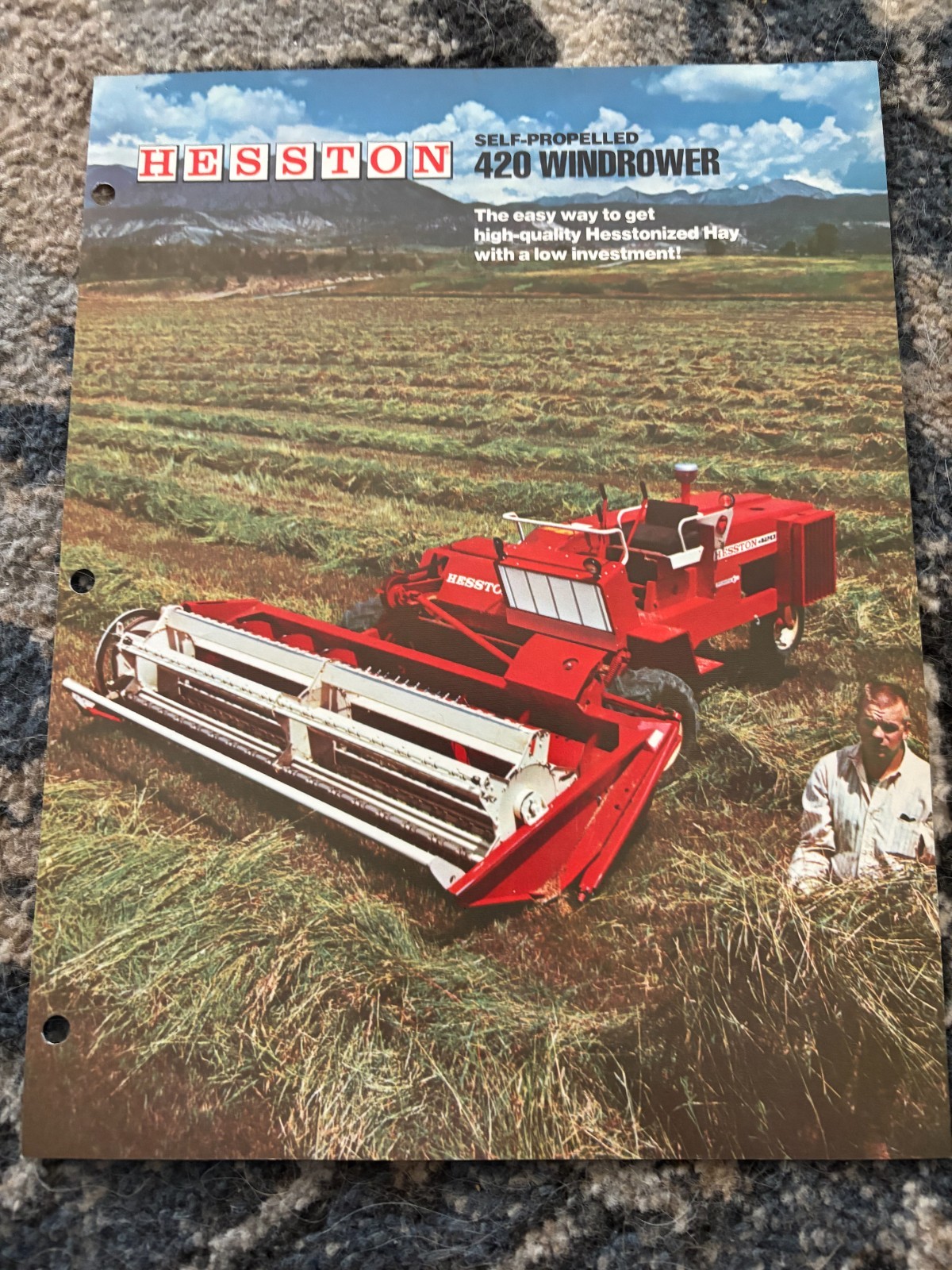 Hesston 420 Windrower Brochure AMIL26