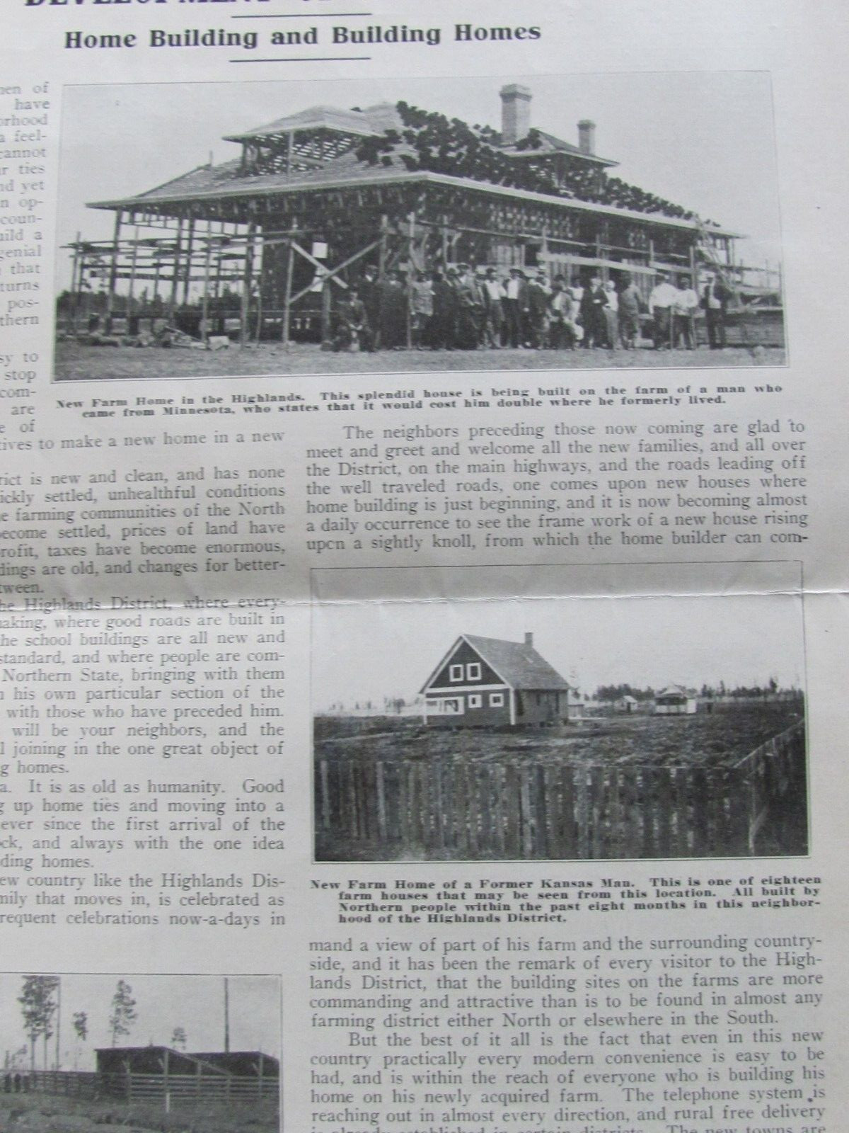 1910’S SALE BROCHURE HIGHLANDS LOUISIANA LAND BY LONG BELL FARM LAND CORP
