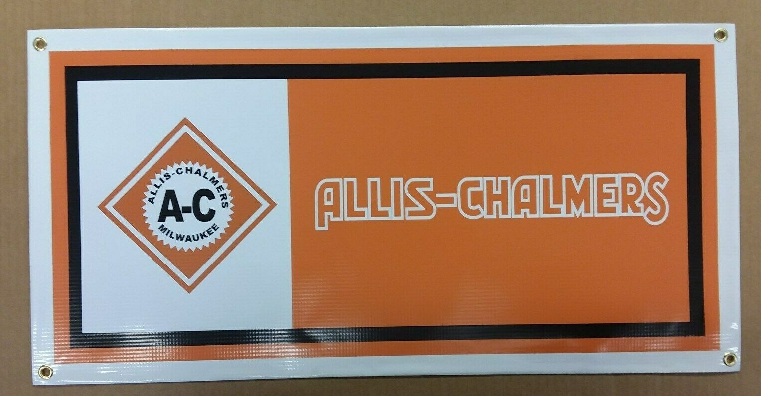 ALLIS-CHALMERS (DIAMOND) BANNER- 48″ X 24″