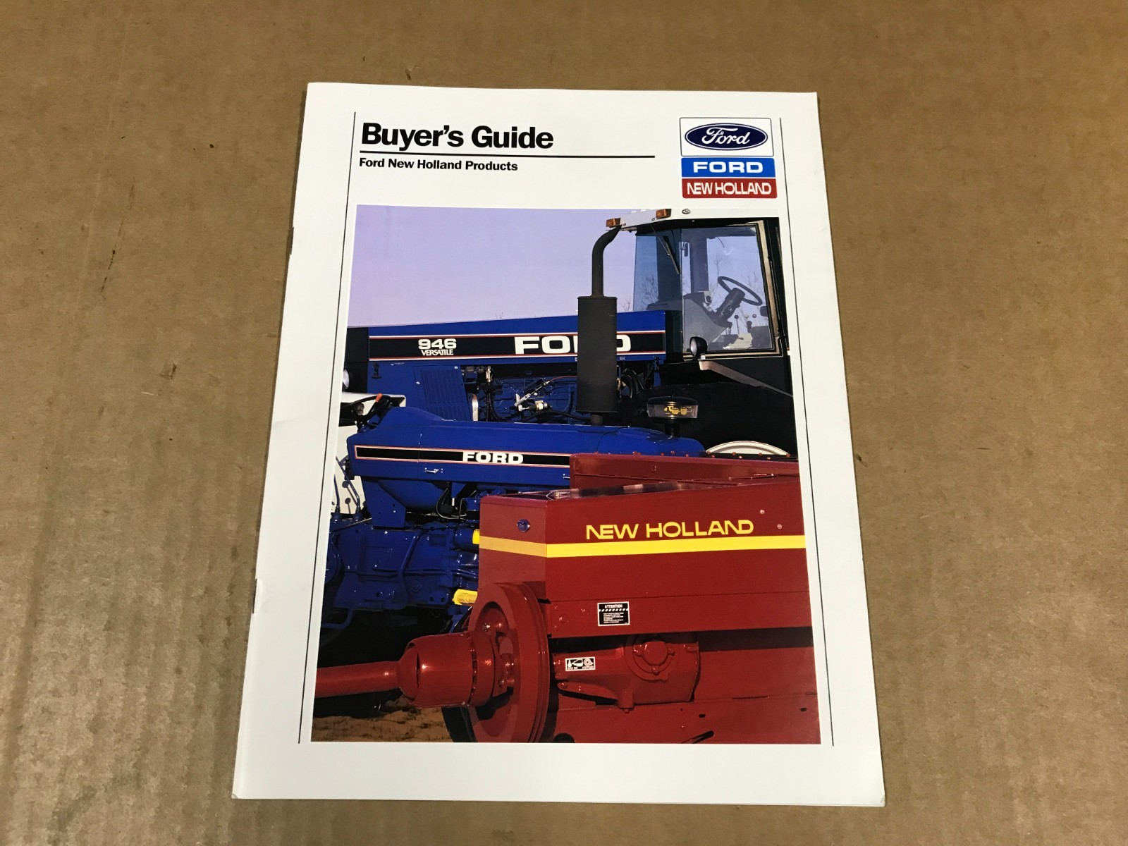 Vintage Ford New Holland Products Buyer’s Guide/Salesman Brochure