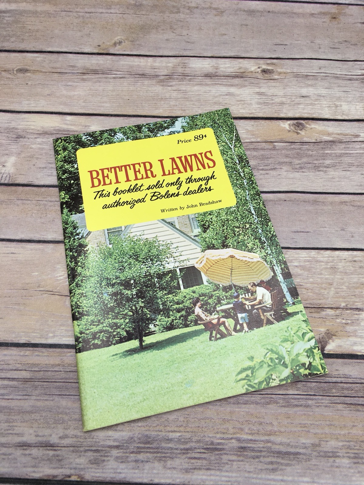 Vintage 1965 Better Lawns Pamphlet Booklet Sold Bolens Authorized Dealers
