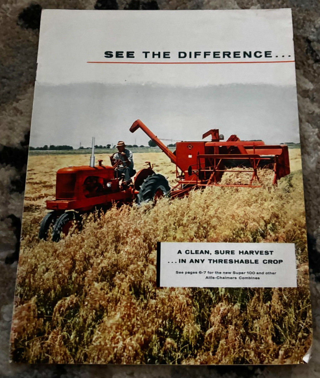 Allis Chalmers Buyers Guide For 1957 Brochure DCPA26