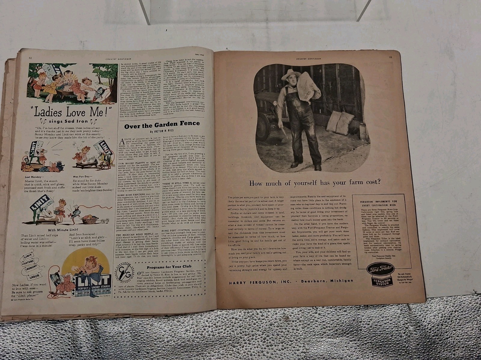 Vtg Capper’s Farmer July 1951 Cattle Agriculture 1945 Country Gentleman Damaged