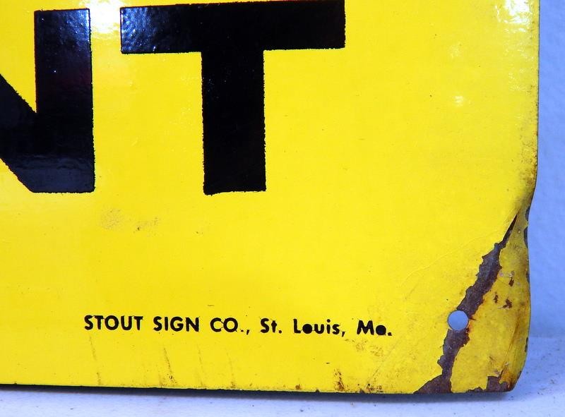 Vtg NOS ORIGINAL DeLaval Dairy Equipment 18″ x 12″ Tin Sign Stout Sign Co MO.