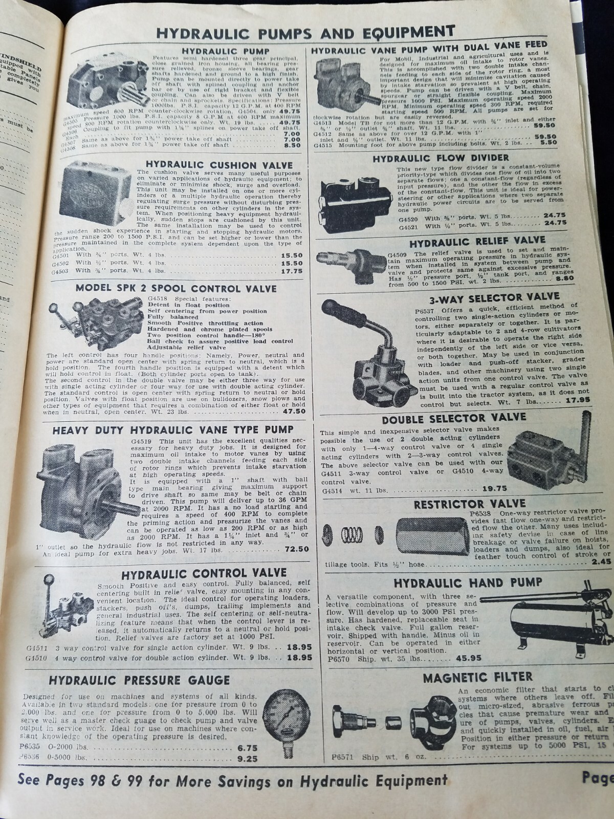 1963 Catalog Central Tractor Parts Co Des Moines Iowa Tools Lubricants Parts