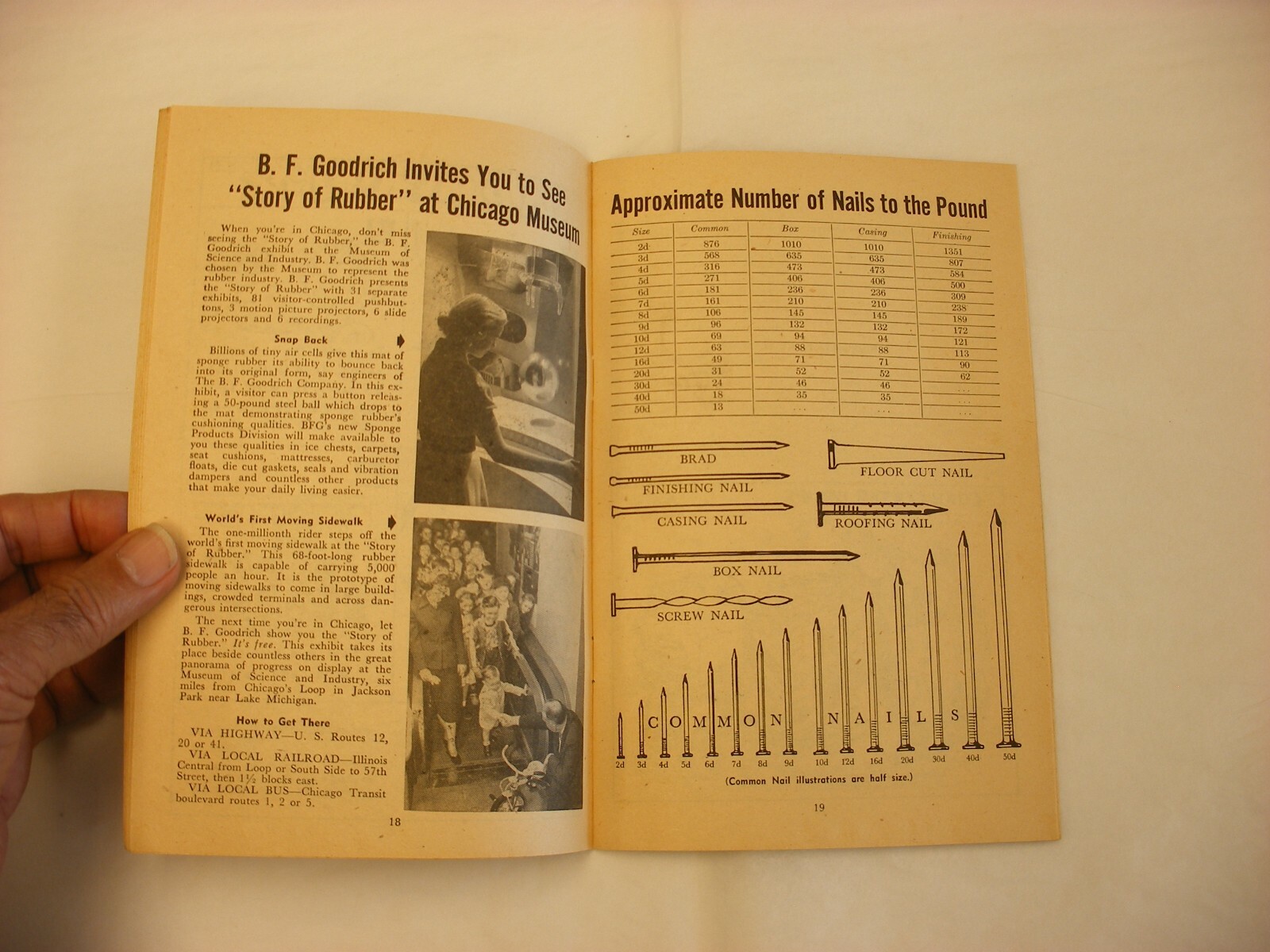 Vtg 1955 B. F. Goodrich Farm Tractor Tires Waukesha WI Farmer’s Almanac