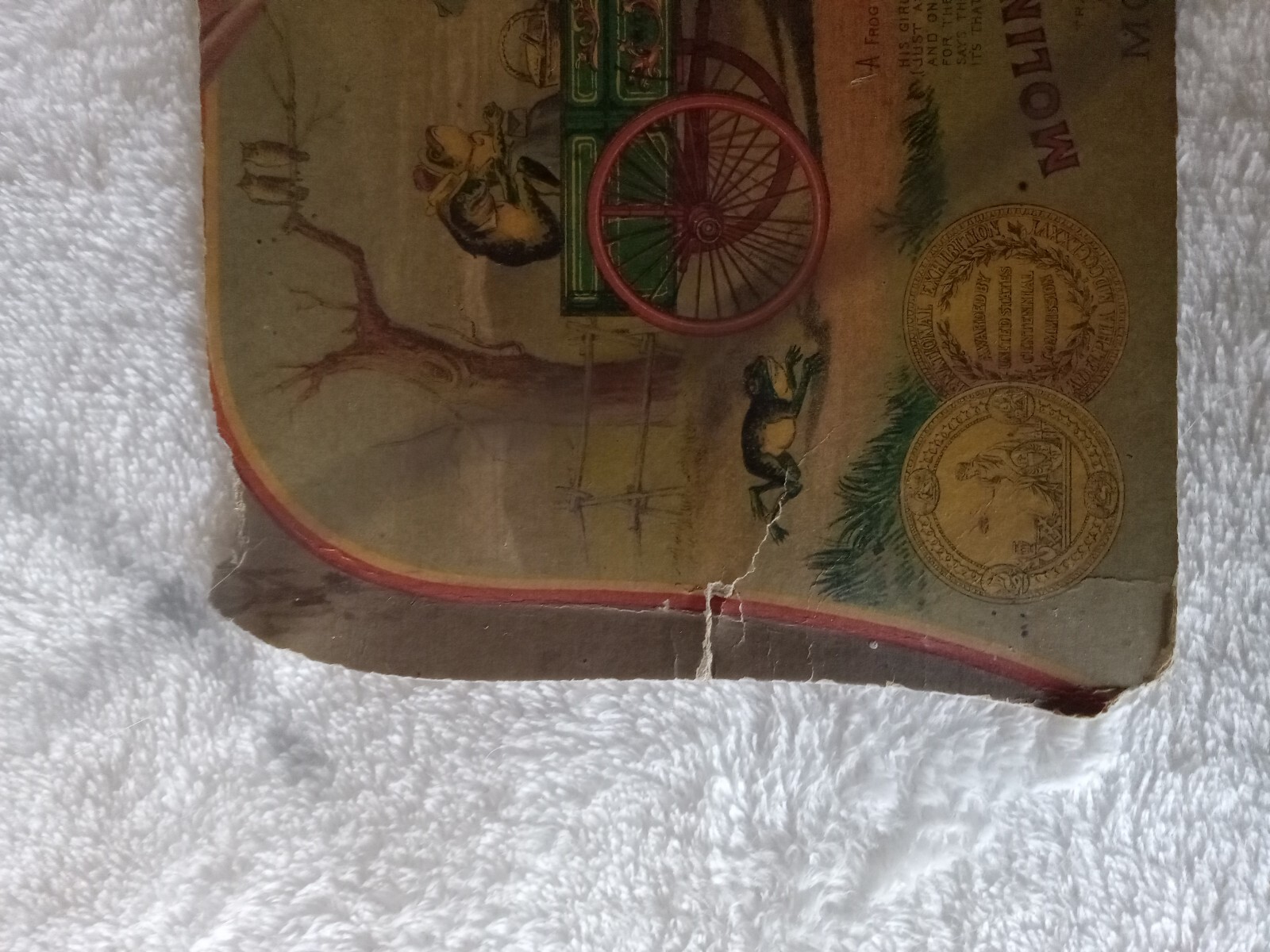 ORIGINAL Pre John Deere Moline Wagon Co. Advertisement 1880’s Moline, Illinois