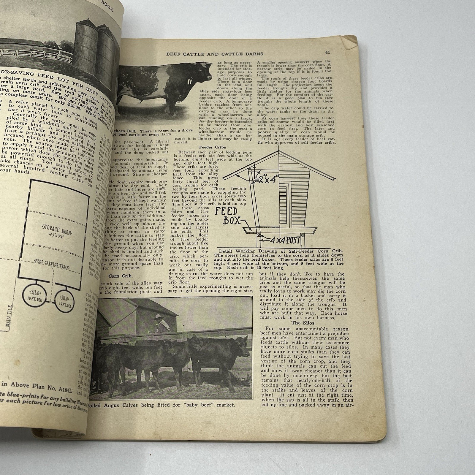 1920’s Blueprint Plans Catalog Barns Homes Farm Dairy Cattle Horse Hogs Orchard