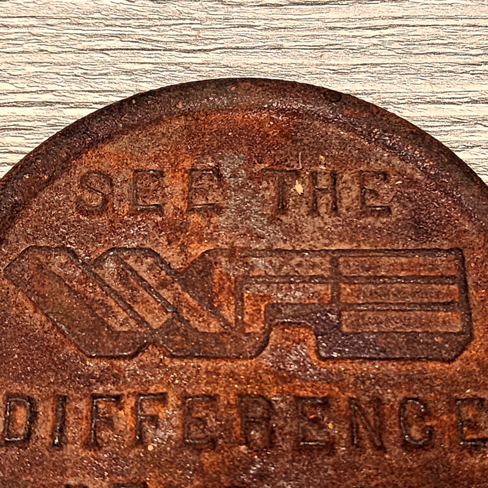 White Farm Equipment 1983 Cast Iron Promotional Disc “See the Difference Demo”