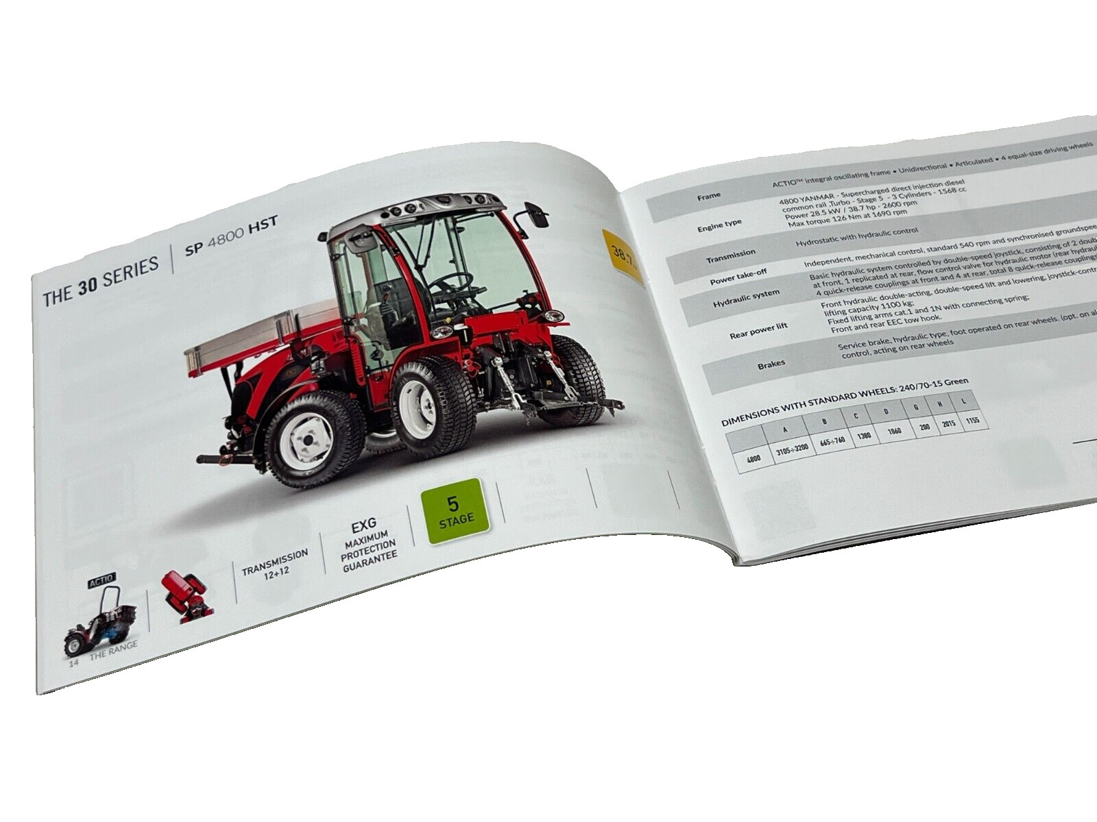 2023 Antonio Carraro Utility Tractor Brochure