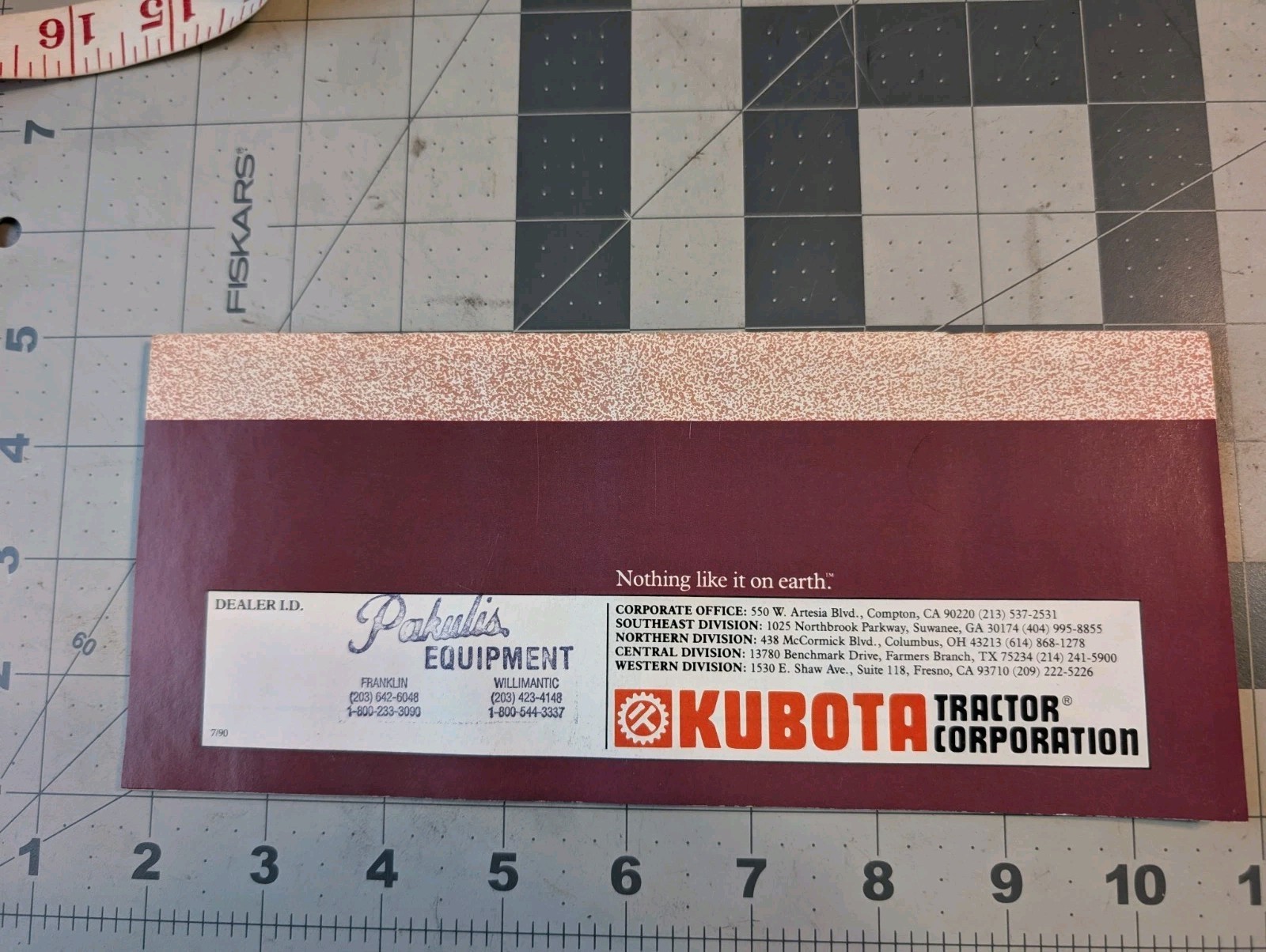 Kubota 1990 Full Line Sales Brochure 35 Pages