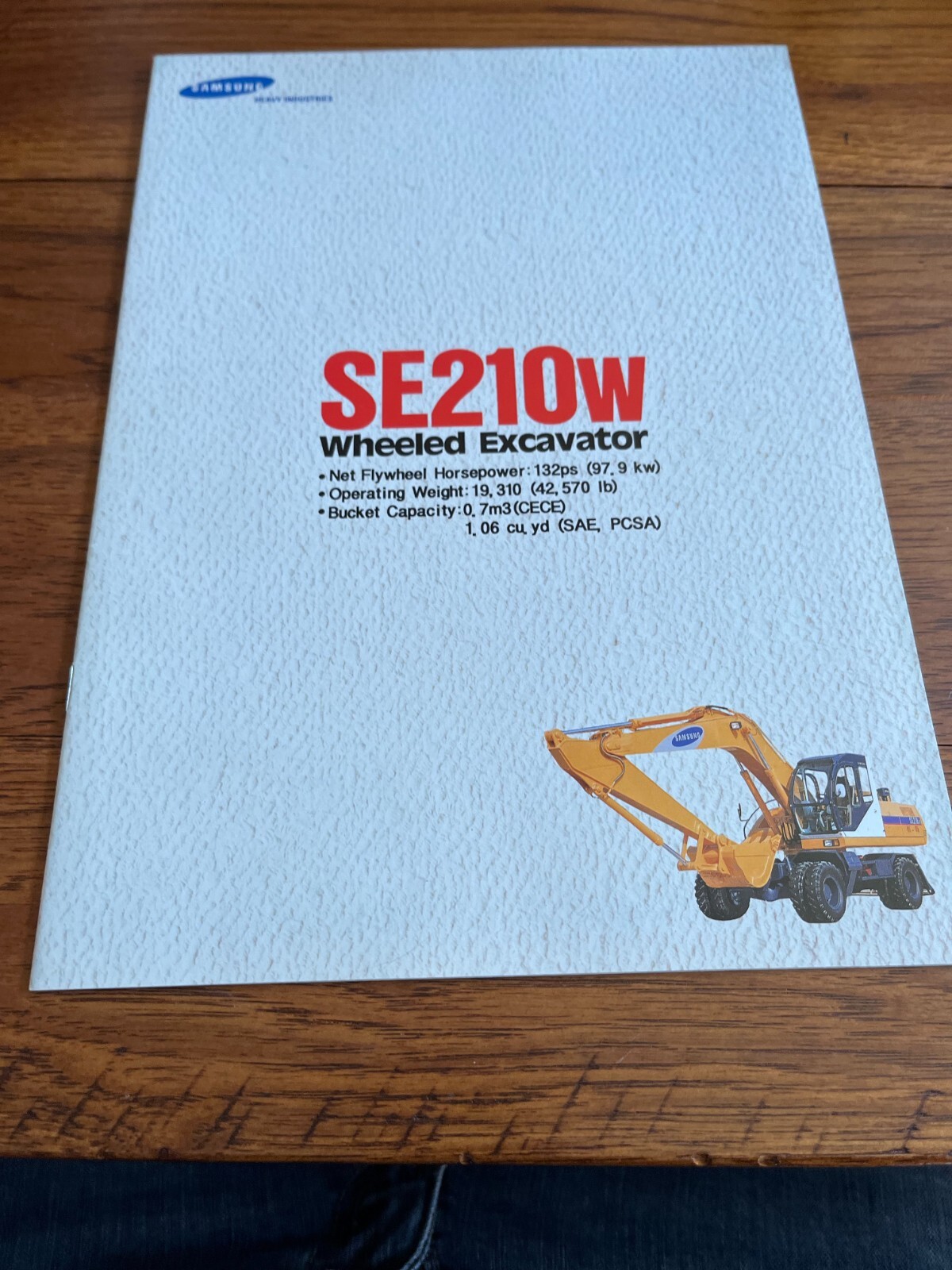 Samsung SE210W Wheeled Excavator Brochure FCCA