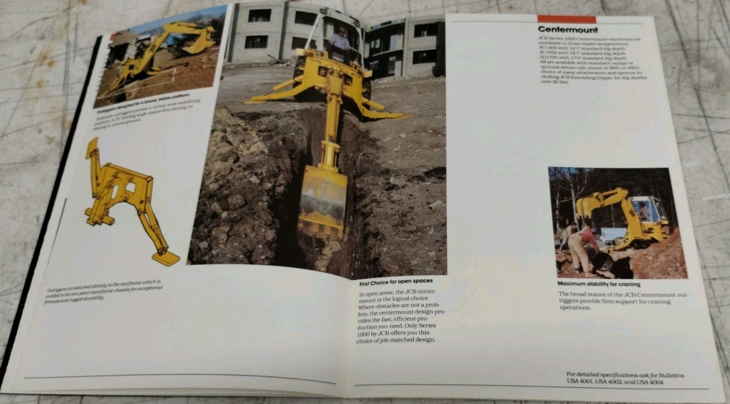 1981 JCB 1000 Series Sales Brochure – 4026 100.000 May 1981