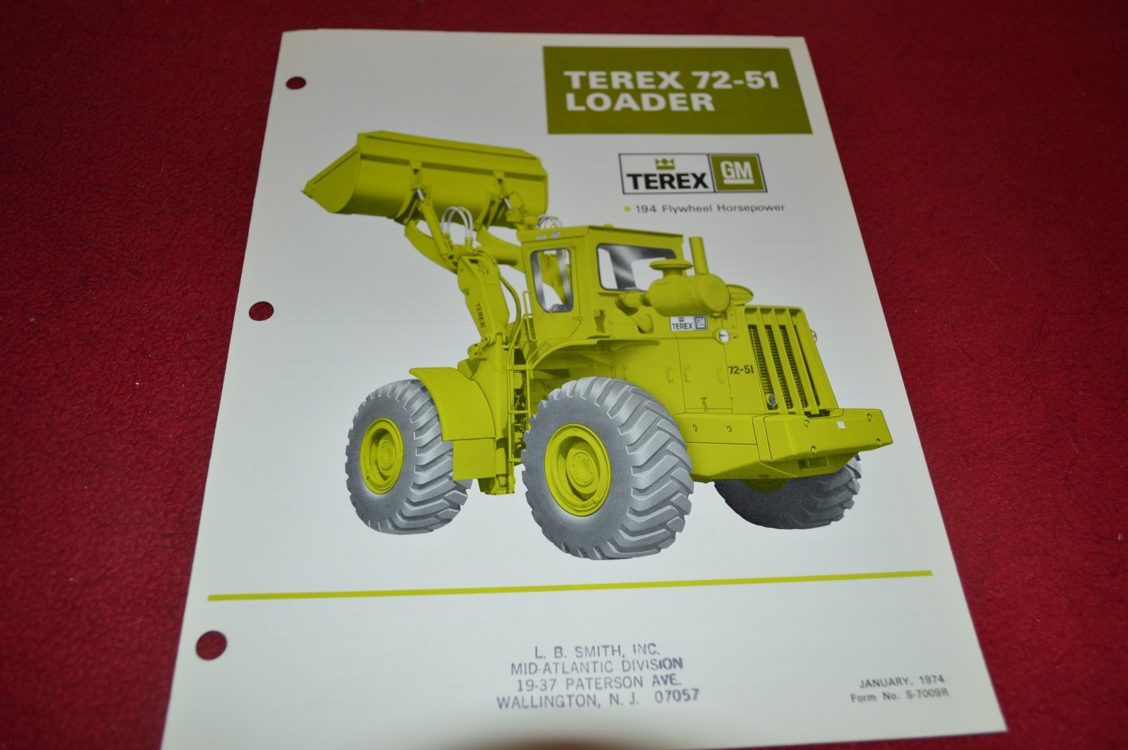 Terex 72-51 Loader Dealer’s Brochure DCPA4 ver2