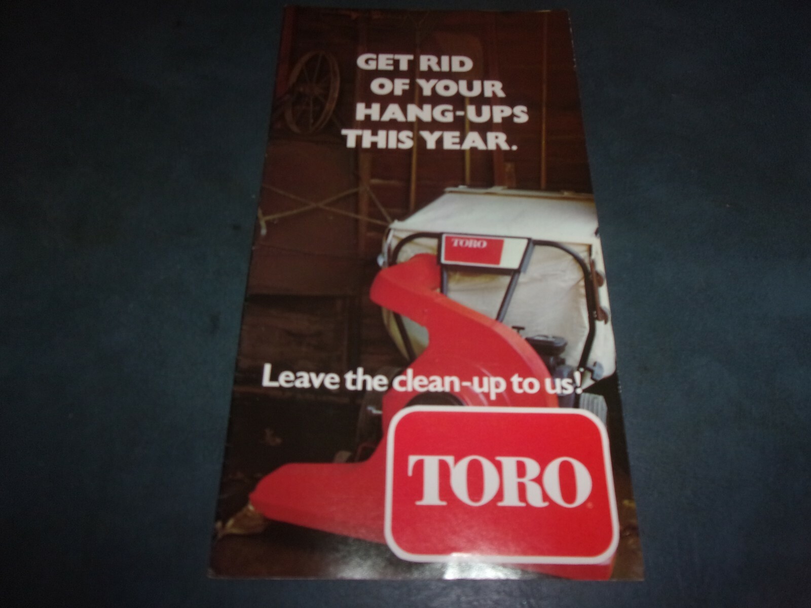 TORO LAWN VAC’S / BLOWER / SHREDDER BROCHURE *** VINTAGE ORIGINAL