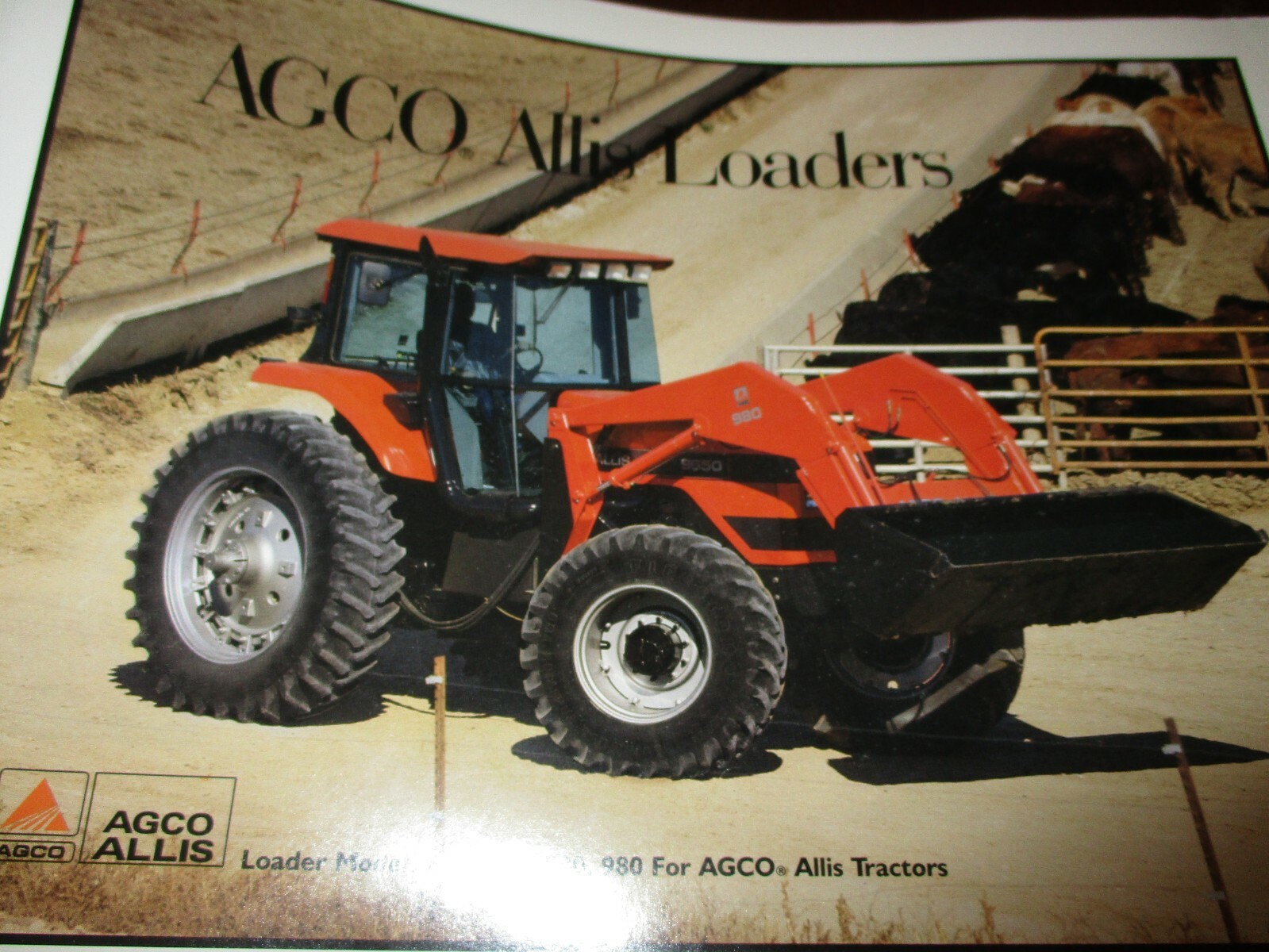Agco Allis 680-780/SL-880/SL-980 Loaders Sales Brochure 1996