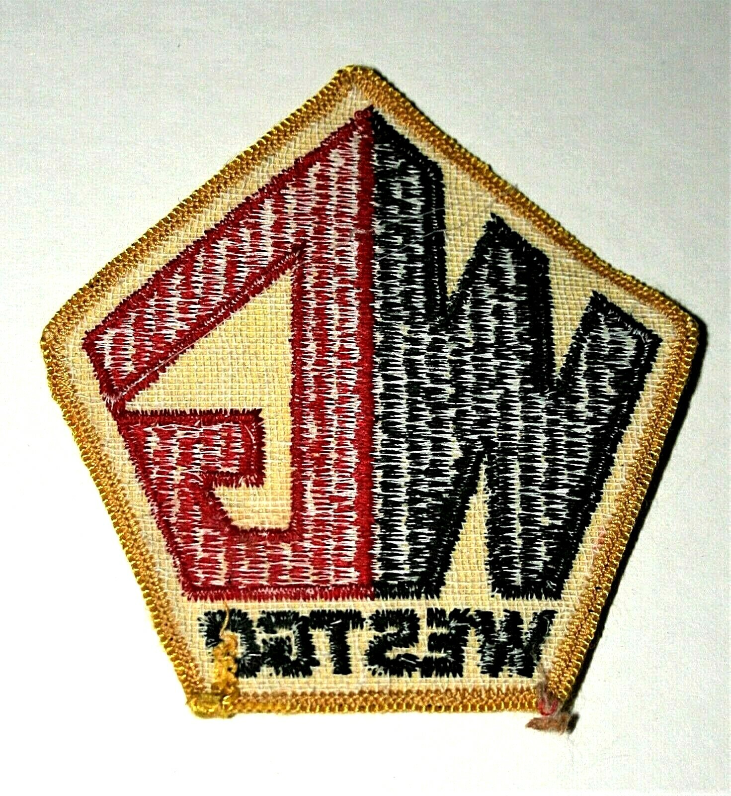 Westgo Farm Equipment Augers Cloth Jacket Patch New NOS 1980s