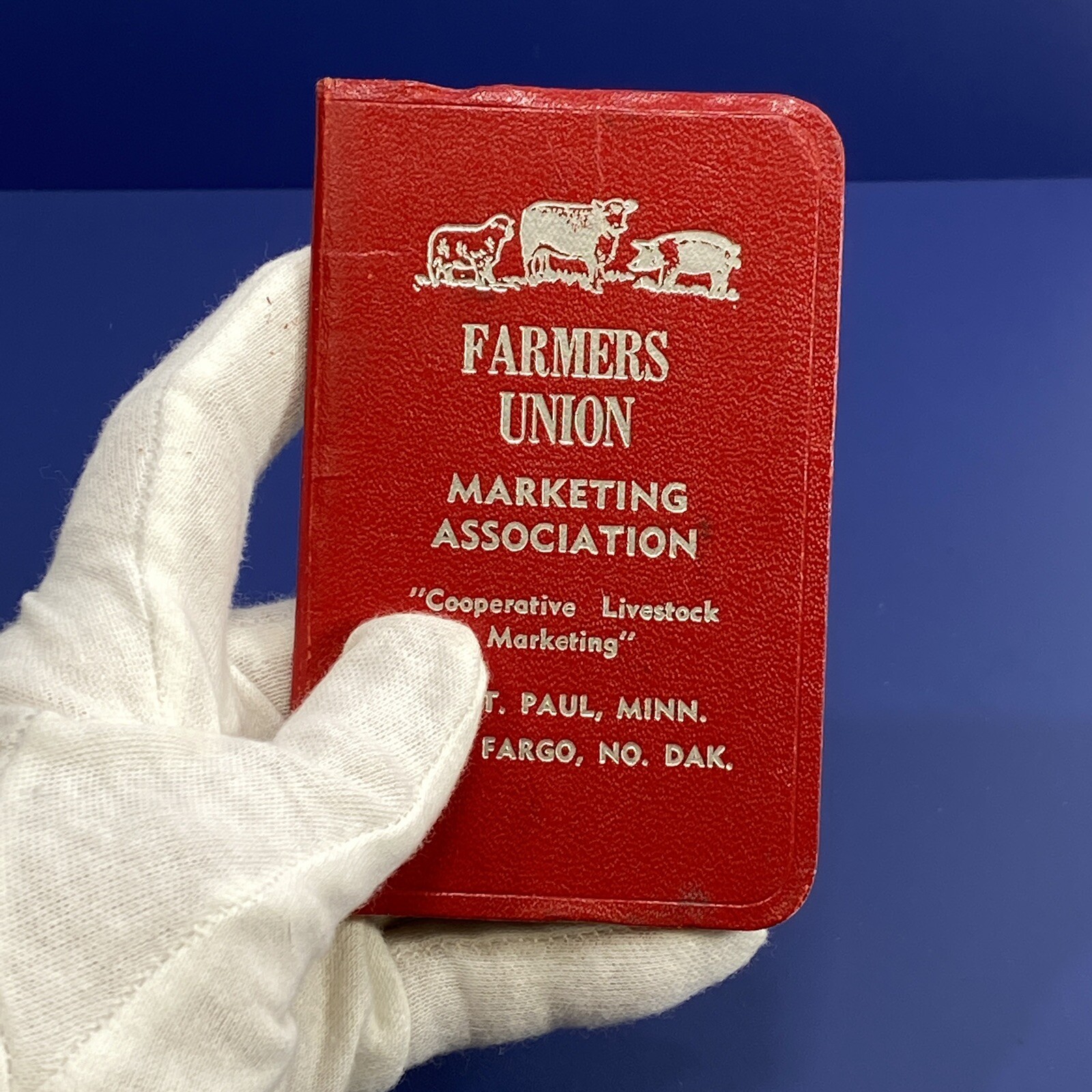 Vtg Farmers Union Marketing Association St Paul MN West Fargo ND Notebook Pad