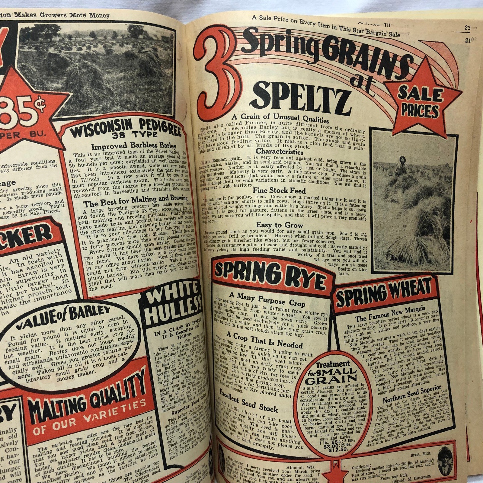 Vintage 1920-30’s America’s Field Seed Co. Booklet Farming