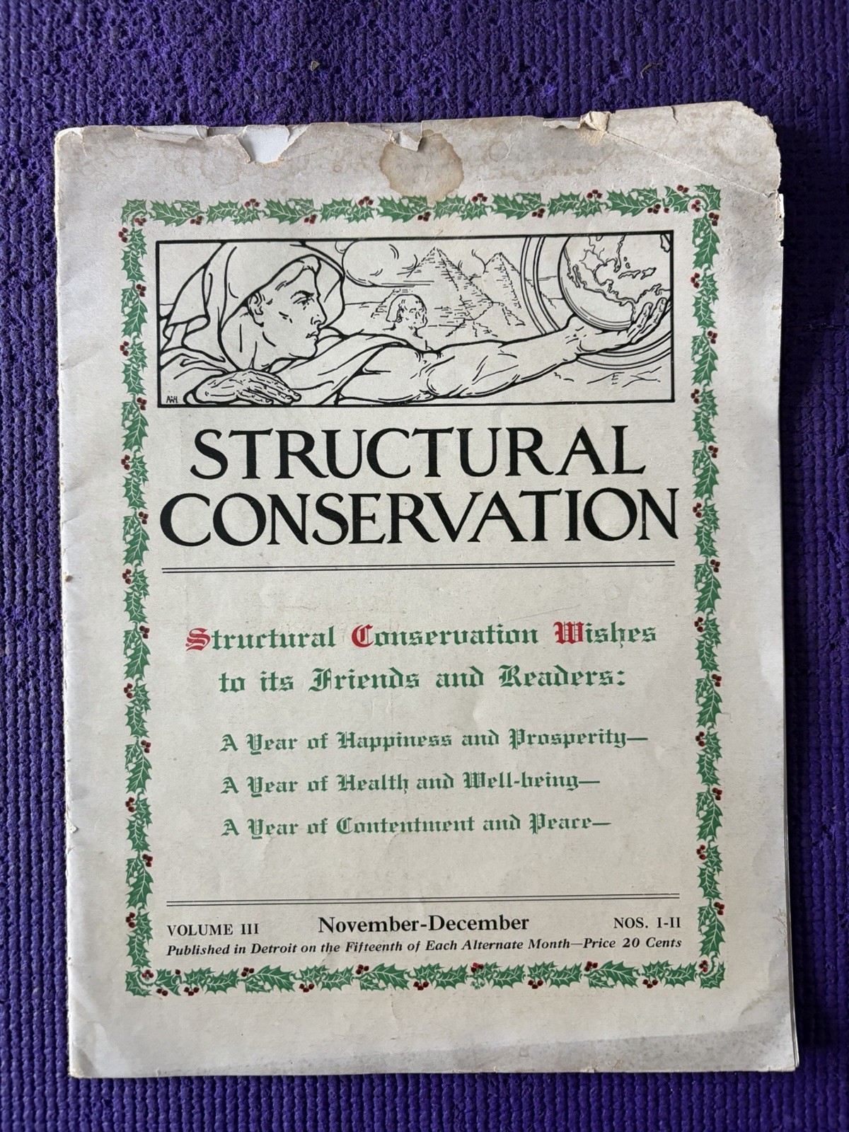 1916 Brochure Structural Conservation Nov/Dec