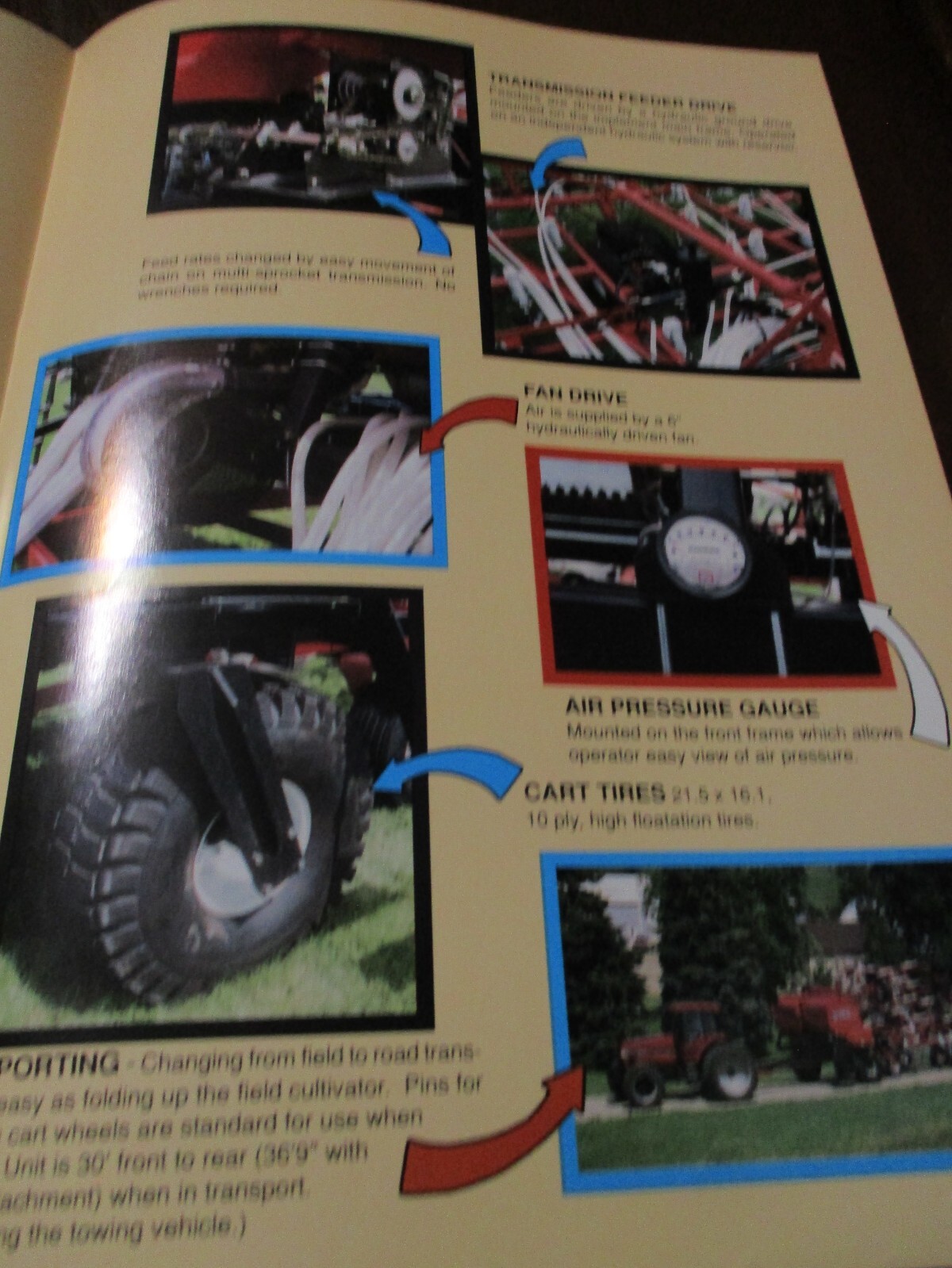 Wil-Rich Air Seeder, Air Master Sales/Specifications Brochures, 2 items
