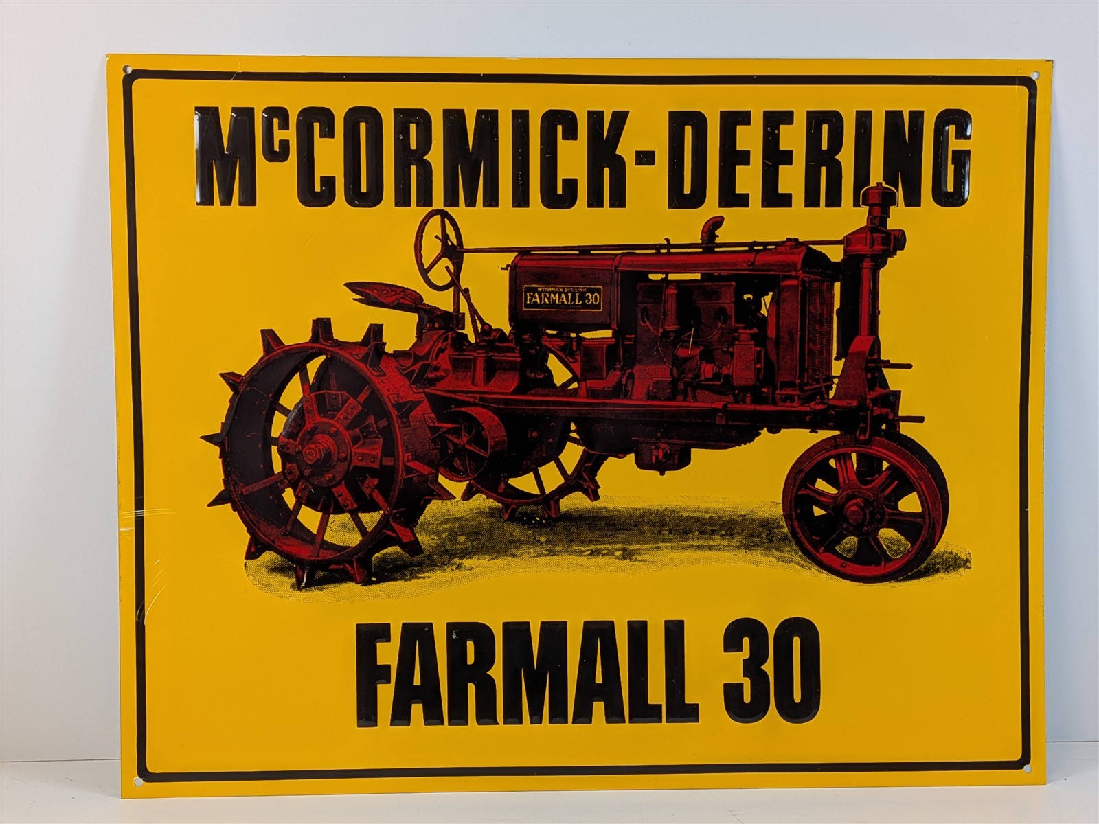 McCormick-Deering Farmall 30 Tractor 14″ Tin Sign