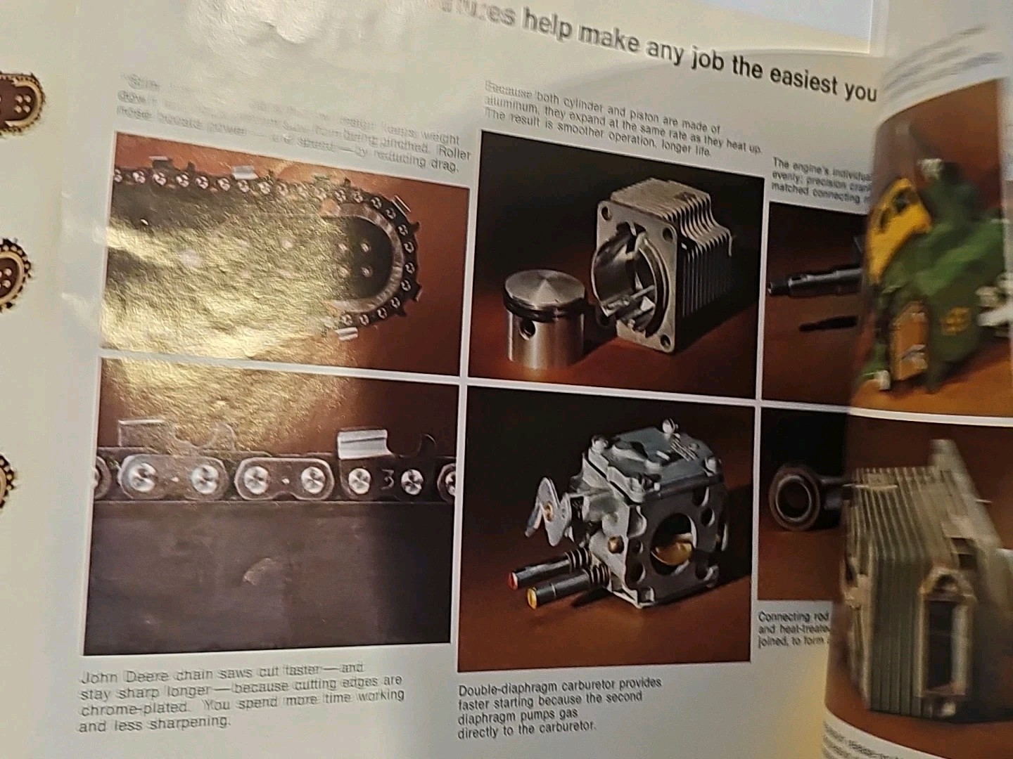 1971 John Deere Chainsaws Foldout Brochure