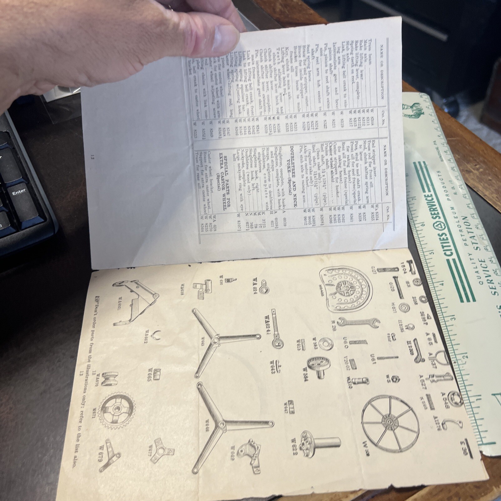 Vintage 1800s Champion Farm Rake & Teddy Instruction Manual