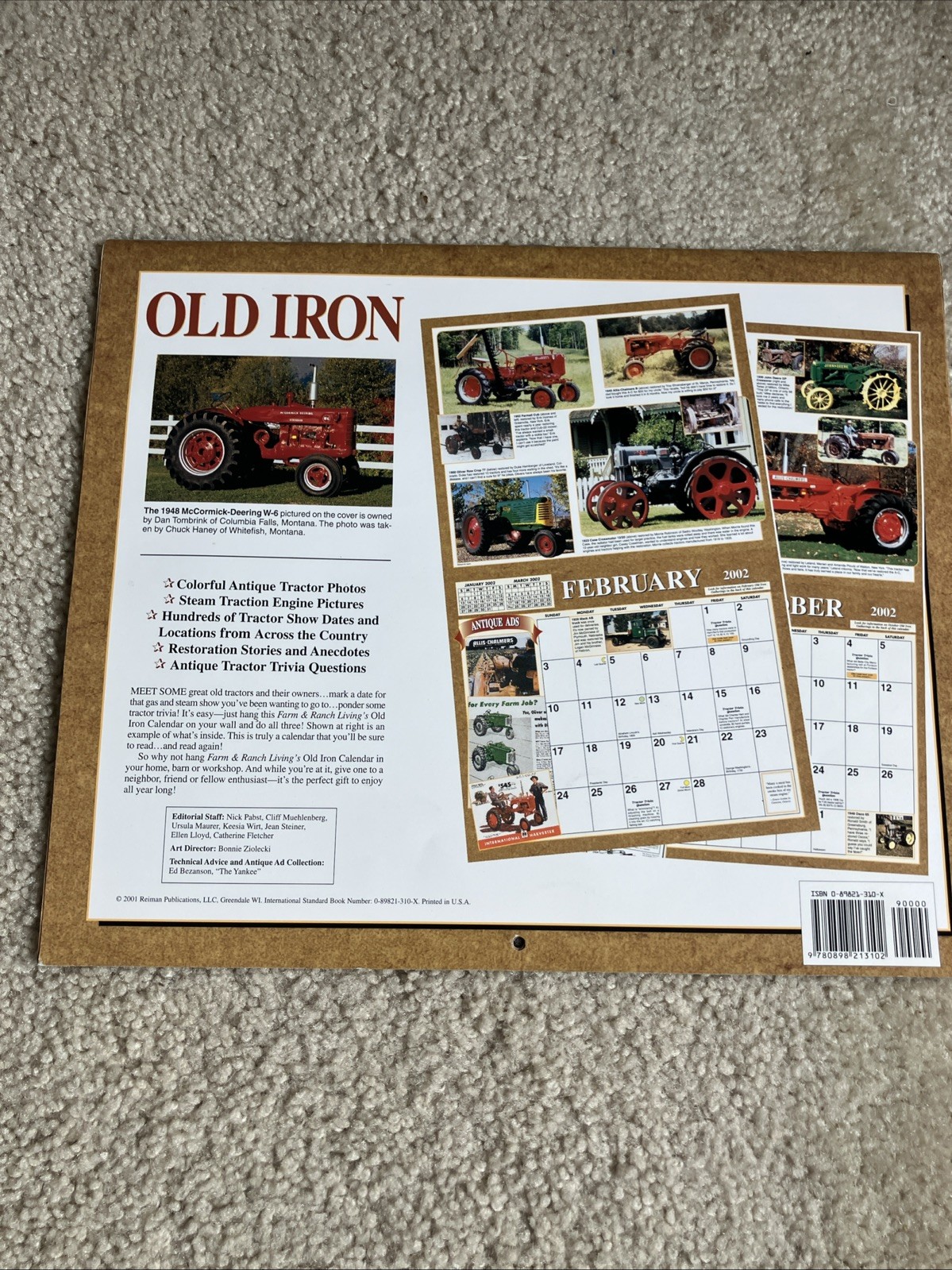 Lot Of 6 Classic Farm Tractors Some Vintage calendars