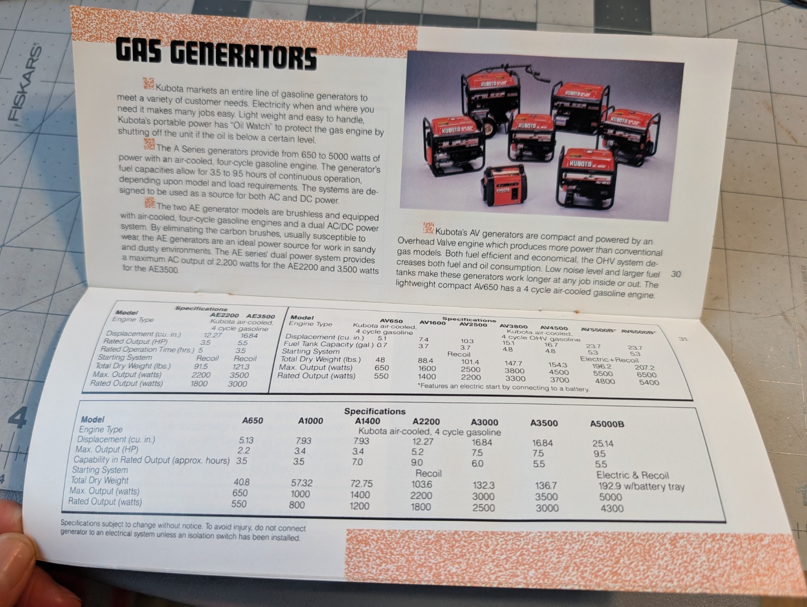 Kubota 1990 Full Line Sales Brochure 35 Pages