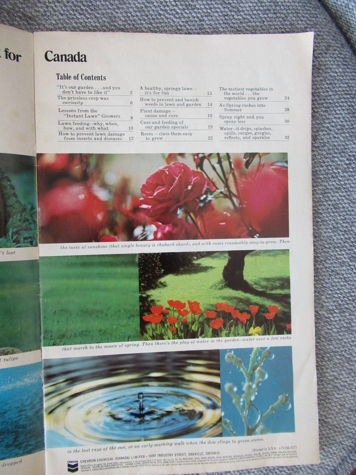 Ortho Chevron Lawn and Garden Book Brochure BA Chemical Company 34 pages 1970